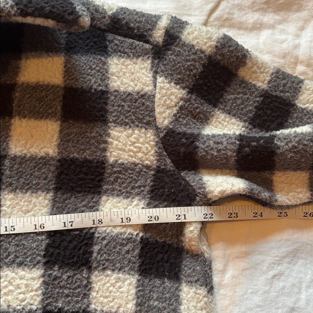 Vintage Lee Fleece Gingham Shacket - Picture 3 of 4
